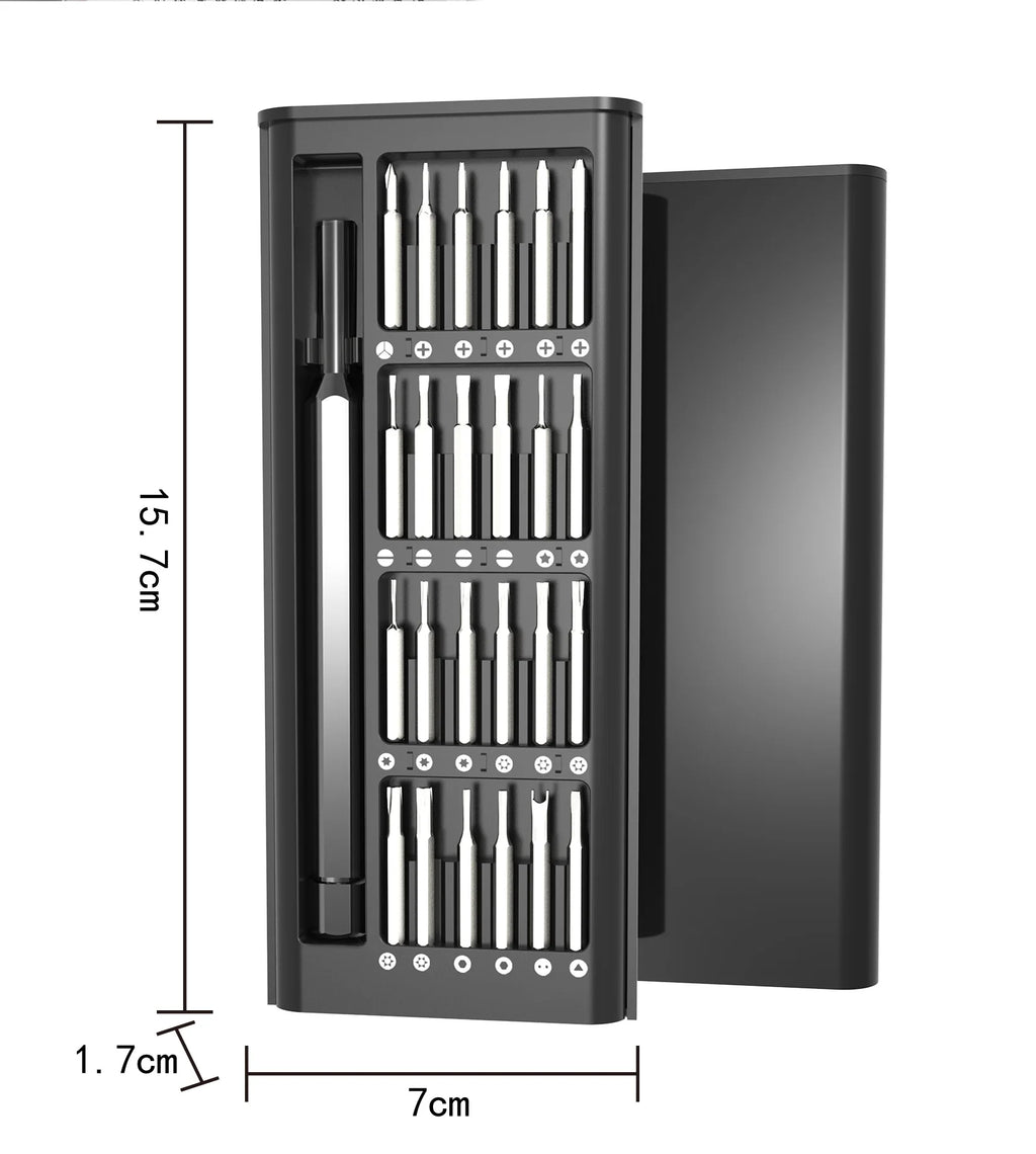 24-in-1 Magnetic Screwdriver Set — Precision Kit for Electronics, Phone & PC Repair