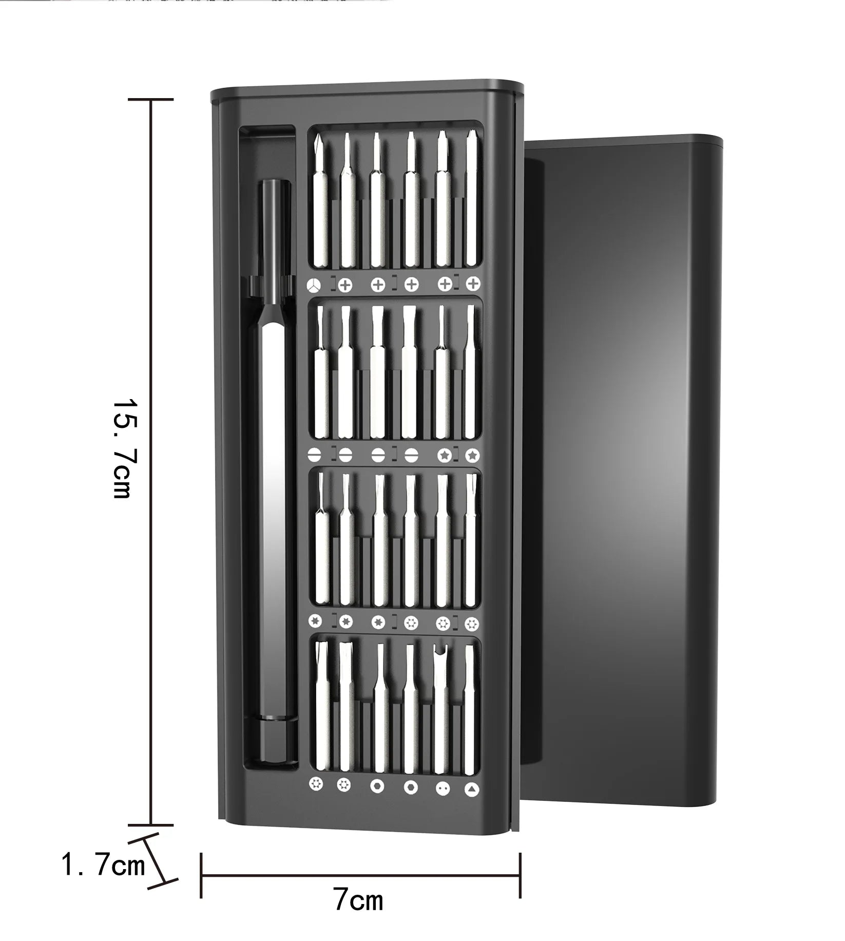 24-in-1 Magnetic Screwdriver Set — Precision Kit for Electronics, Phone & PC Repair