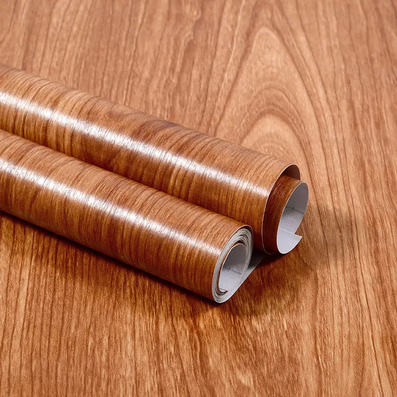 Wood Grain Peel & Stick Wallpaper – Self-Adhesive Waterproof PVC Wall Sticker