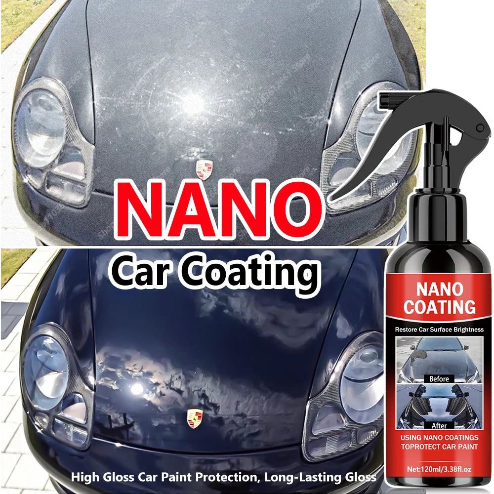 Graphene Nano Ceramic Car Coating Kit — High Gloss Paint Protection, Long-Lasting Shine