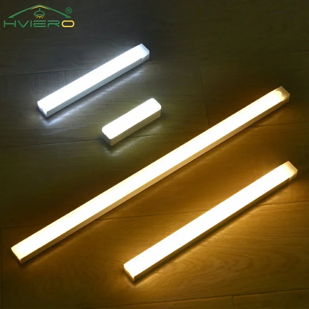 USB Rechargeable Motion Sensor Night Light — Magnetic LED Strip, 4 Sizes