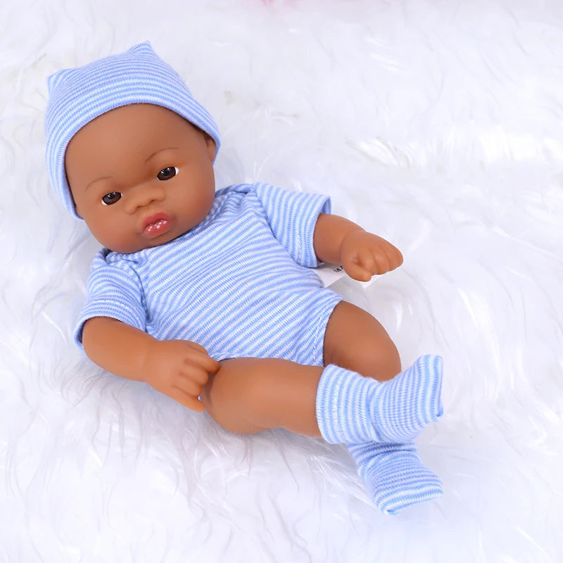 Mini Reborn Doll — 20cm Lifelike Vinyl Baby Doll for Girls