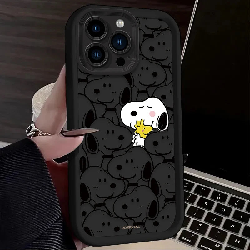 Cute Anime Puppy Silicone iPhone Case | Compatible with iPhone 7–17 Series