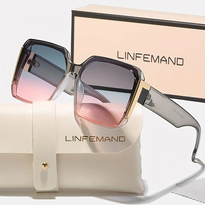 Oversized Rectangle Fashion Sunglasses