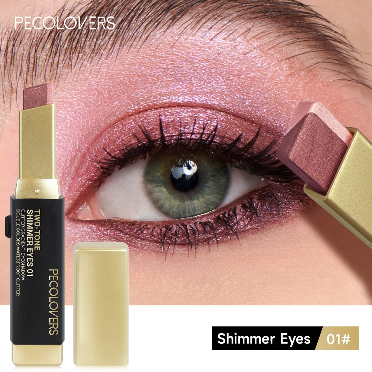 Double Colour Eyeshadow Stick Glitter Highlight Shadow Stick