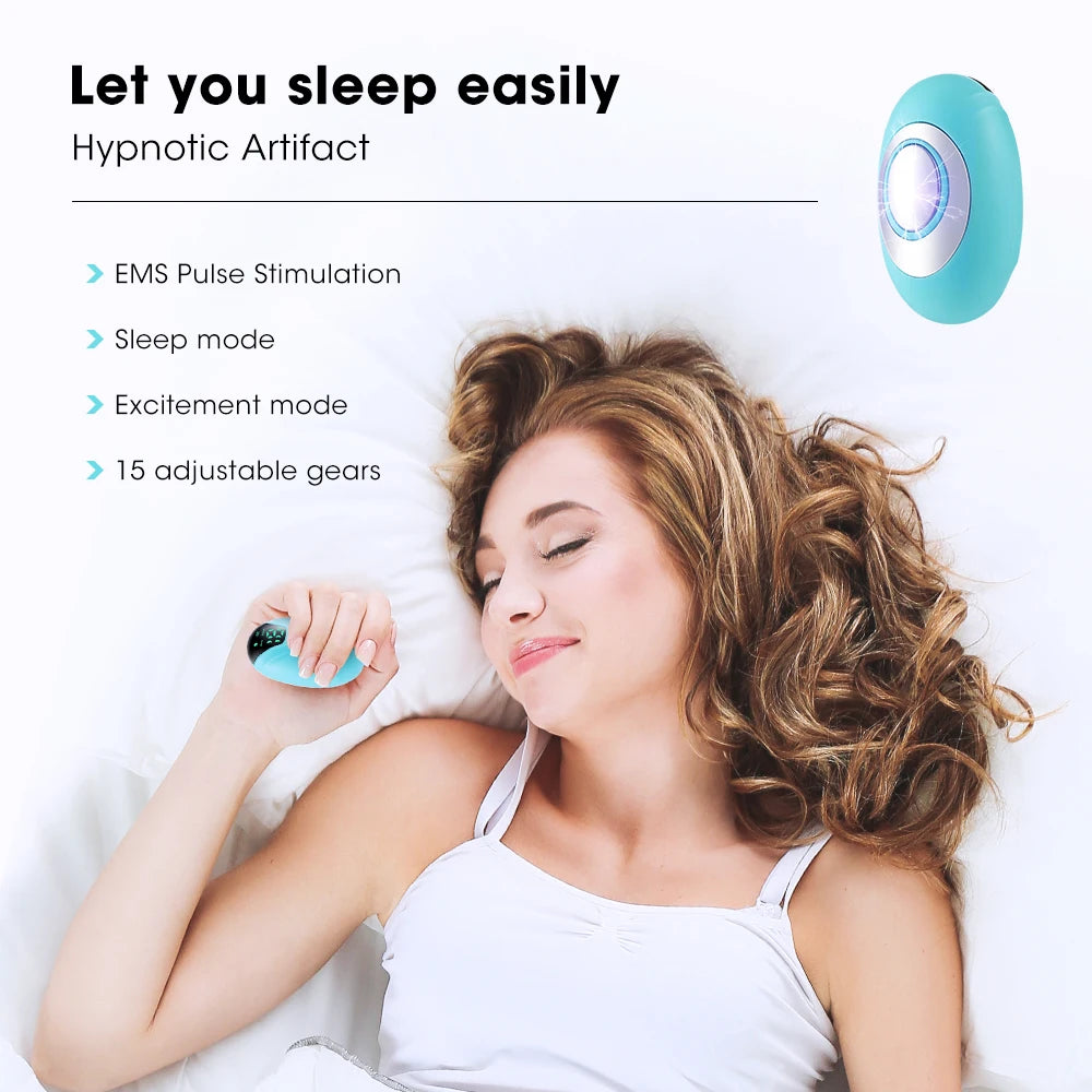 Handheld Sleep Aid Device — EMS Micro-Current Therapy for Insomnia & Anxiety Relief
