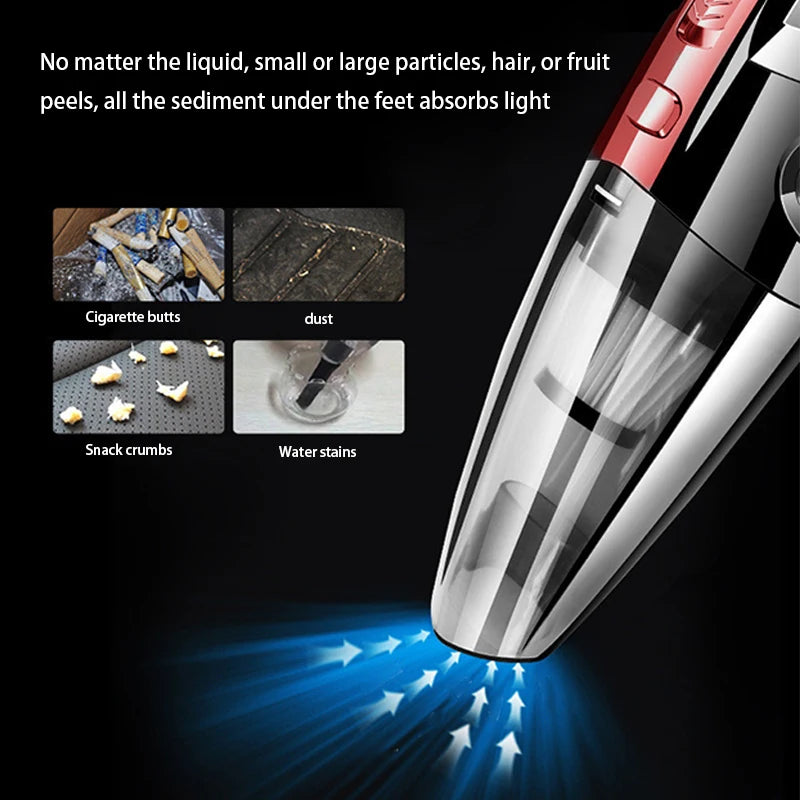NEWBEAT Wireless Handheld Car Vacuum Cleaner | 120W Cordless