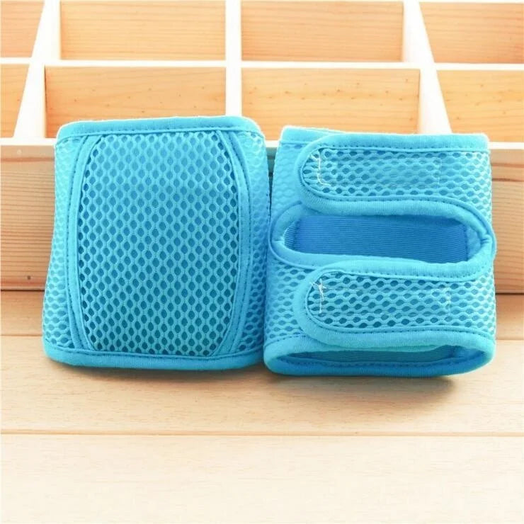 Baby Knee Pads & Leg Warmers — Crawling Protector for Infants & Toddlers ONLY Green LEFT