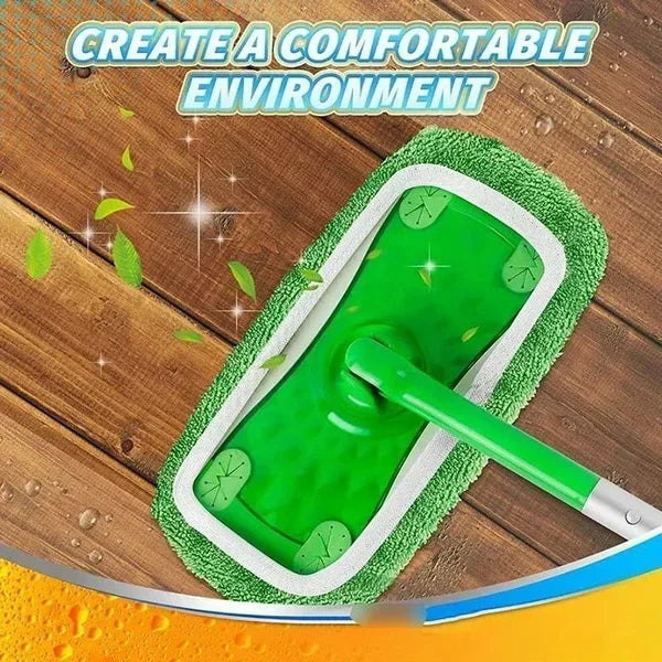 Eco-Friendly Microfibre Flat Mop Pads – 6-Pack Washable & Reusable Mop Covers