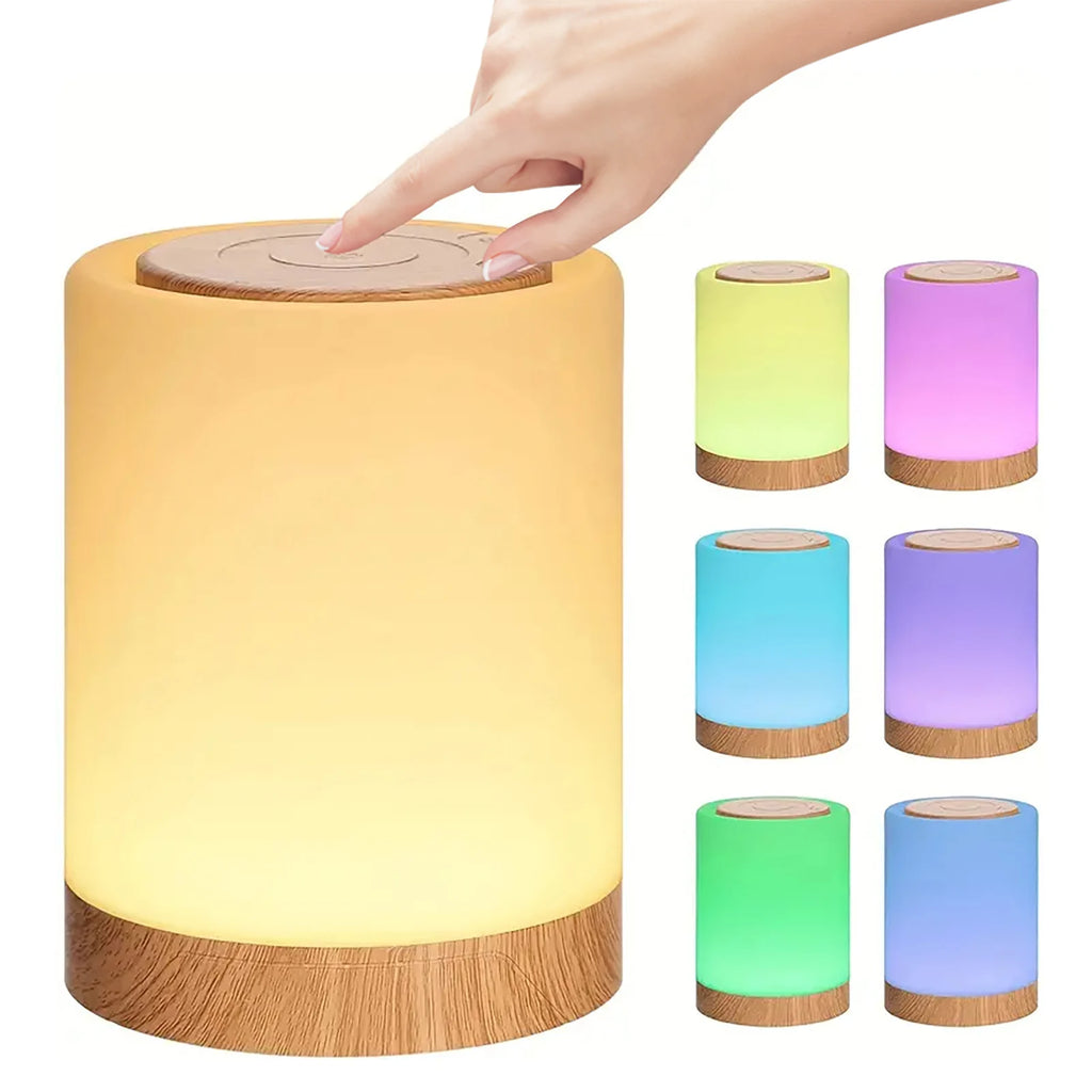 Smart LED Night Light | Touch Control RGB Table Lamp