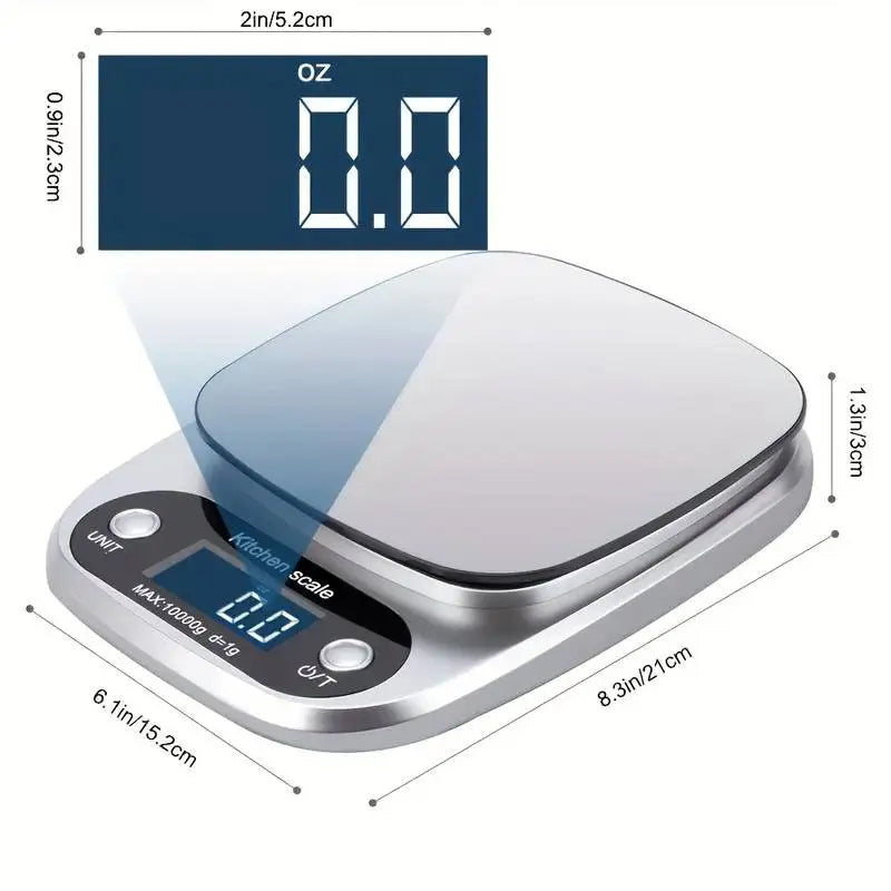 Digital Kitchen Scale 10kg LCD Electronic Food Scale