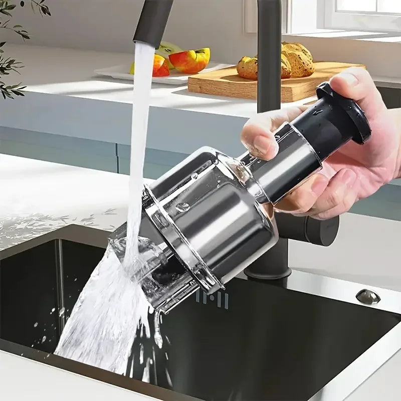 Manual Garlic Chopper Crusher Stainless Steel Handheld