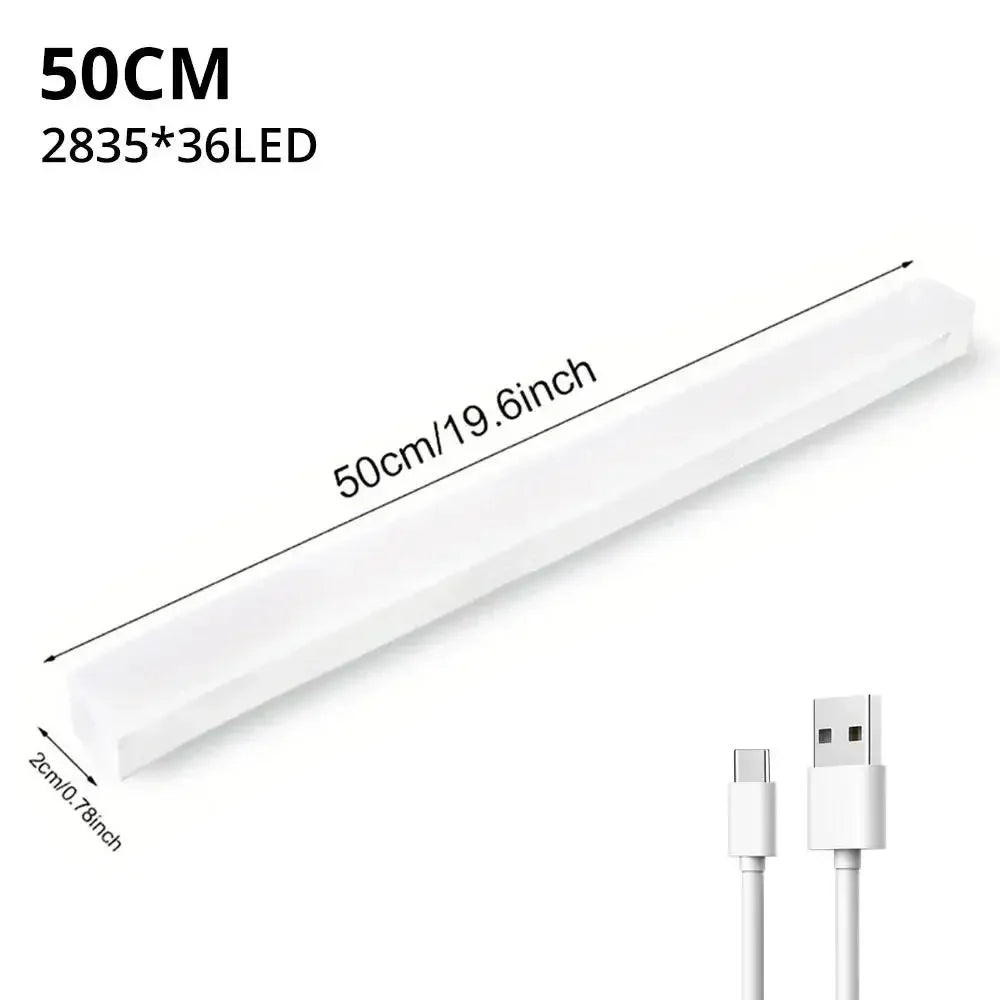 USB Rechargeable Motion Sensor Night Light — Magnetic LED Strip, 4 Sizes