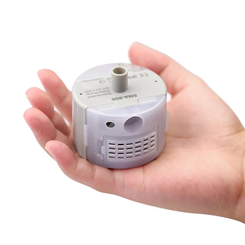 Home Sweet Home cat water fountain replacement pump and cleaning brush with USB silent motor for quiet, efficient water circulation.