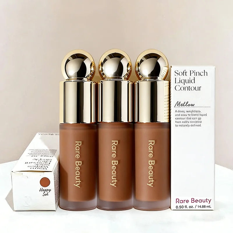 Rare Beauty Liquid Bronzer & Highlighter | 3D Face Contour Makeup