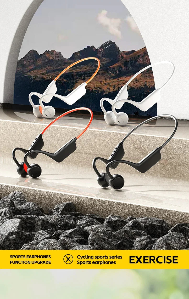 Lenovo Bone Conduction Headphones — Wireless, Waterproof, Bluetooth 5.3