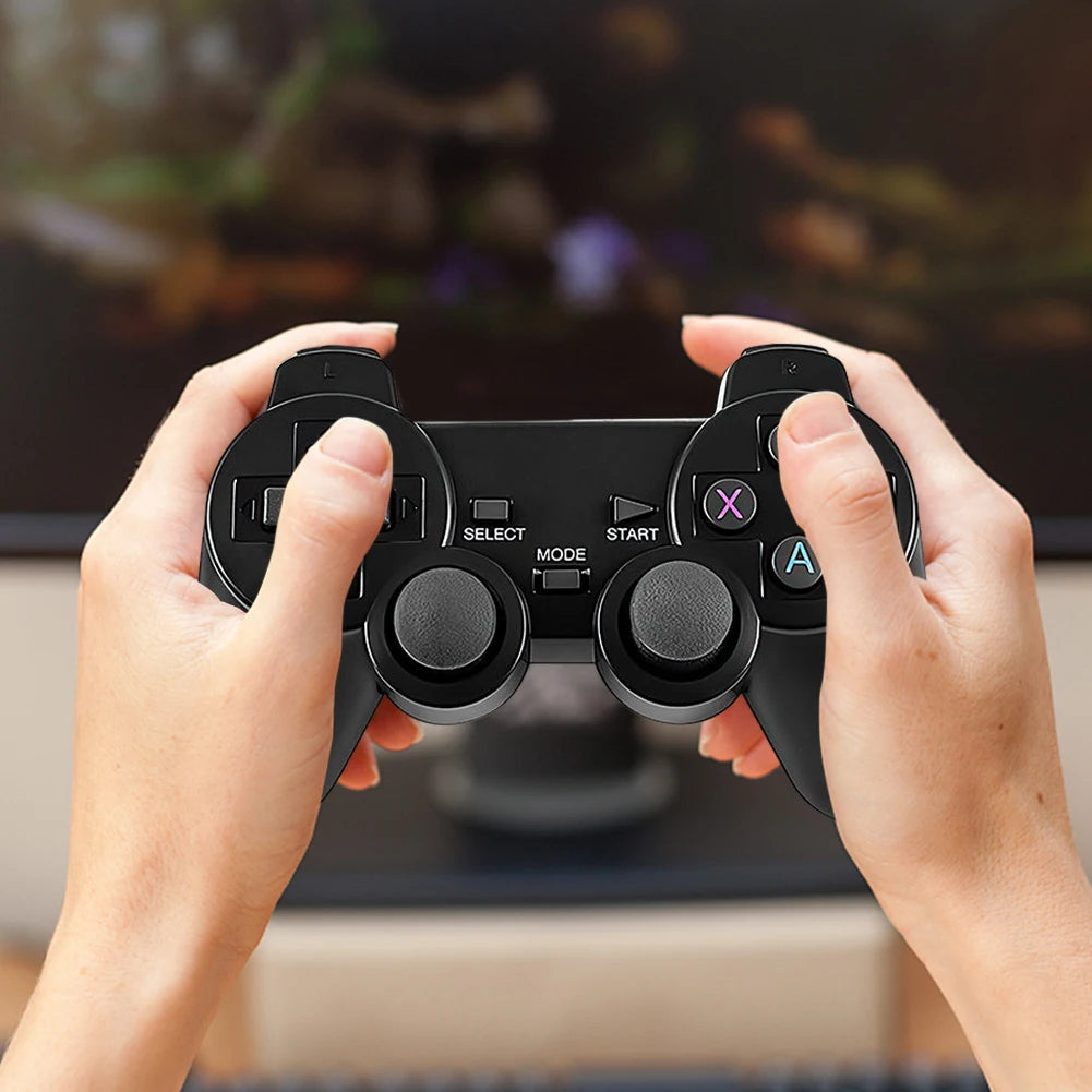 2.4G Wireless Game Controller — Plug & Play Joystick for Retro Consoles & Android TV