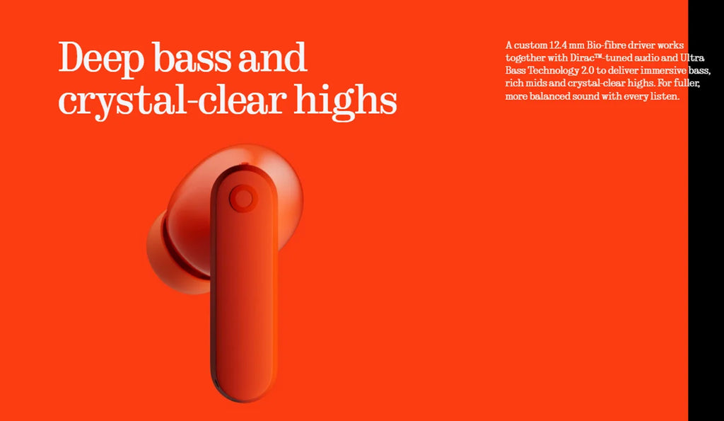 Home Sweet Home CMF Buds 2a wireless earbuds with sleek design and compact charging case, shown in black.