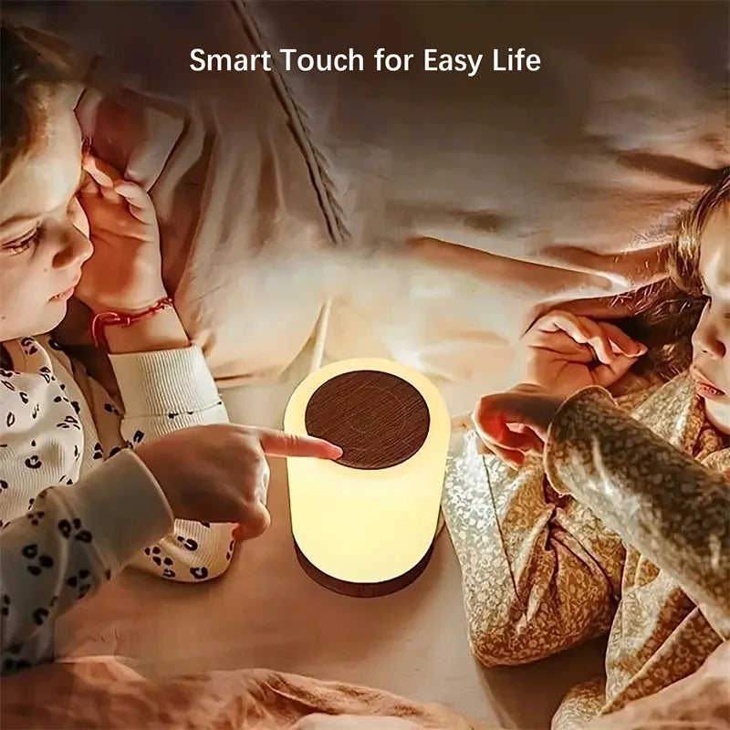 Smart LED Night Light | Touch Control RGB Table Lamp