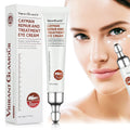 Squeeze tube of Home Sweet Home Peptide Collagen Eye Cream with a white cap, designed for nourishing and firming the delicate eye area.