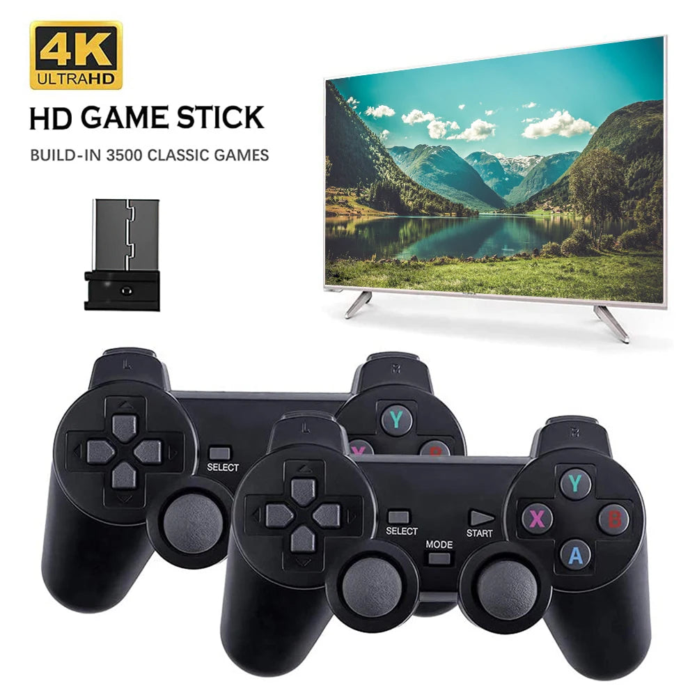 2.4G Wireless Game Controller — Plug & Play Joystick for Retro Consoles & Android TV