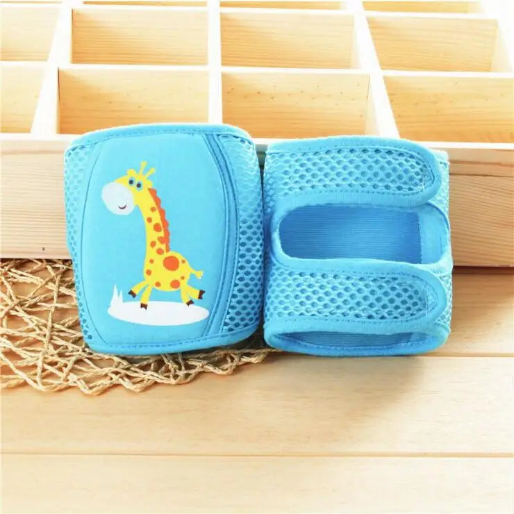 Baby Knee Pads & Leg Warmers — Crawling Protector for Infants & Toddlers ONLY Green LEFT