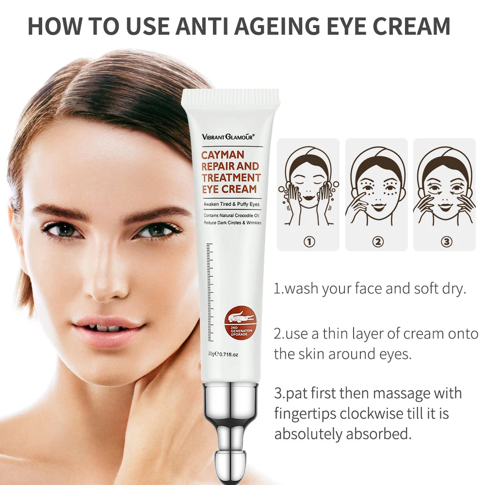 Peptide Collagen Eye Cream by Home Sweet Home in a sleek tube, showing smooth texture and brightening effect around the eye area.