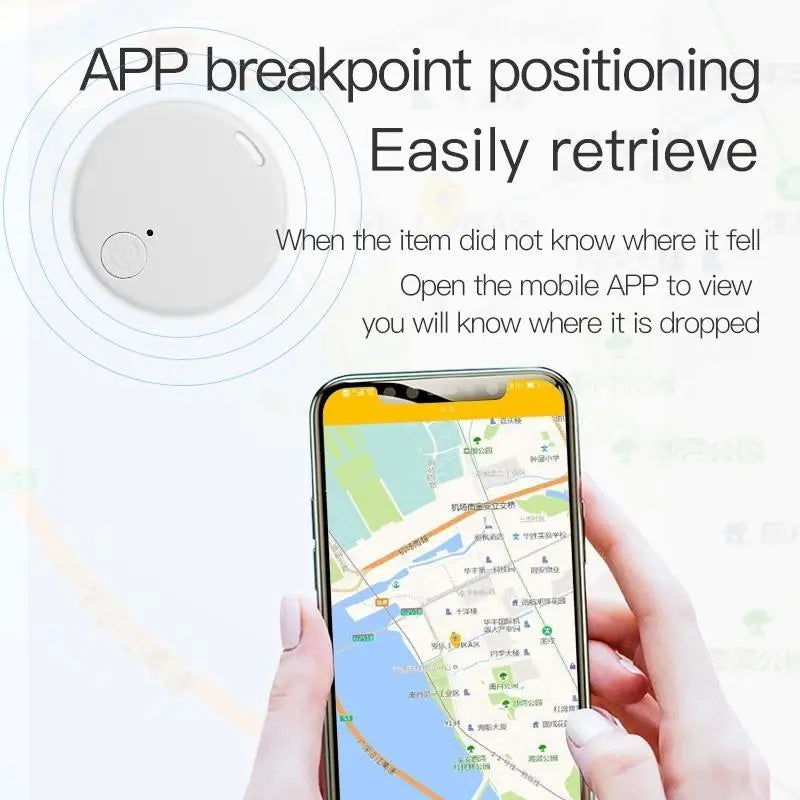 Home Sweet Home Bluetooth key finder and item tracker showing a small, portable device with keyring attachment on a table.
