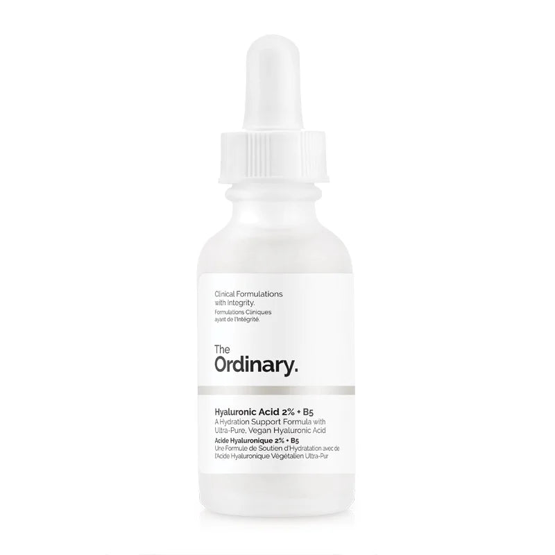 Home Sweet Home Niacinamide and Hyaluronic Acid Serum bottle, 30ml, with clear label and dropper cap for moisturizing skincare.