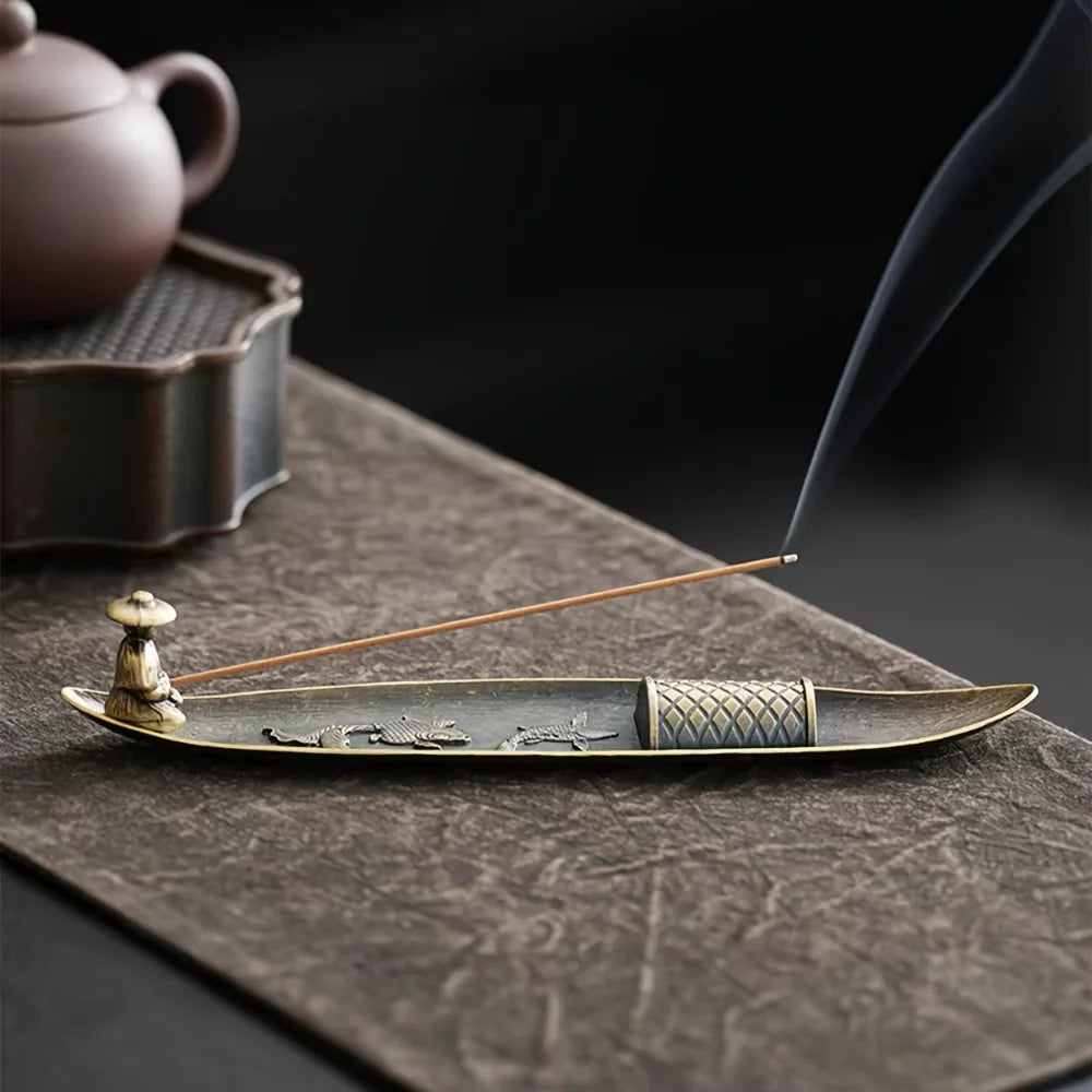 Metal Incense Stick Holder – Censer Base for 2mm / 20cm Incense Sticks | Home Decor