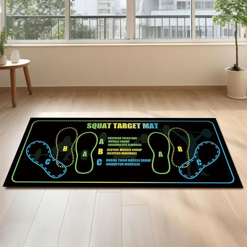 Home Sweet Home anti-slip squat pad set with non-slip training mats for comfortable gym and home workout sessions