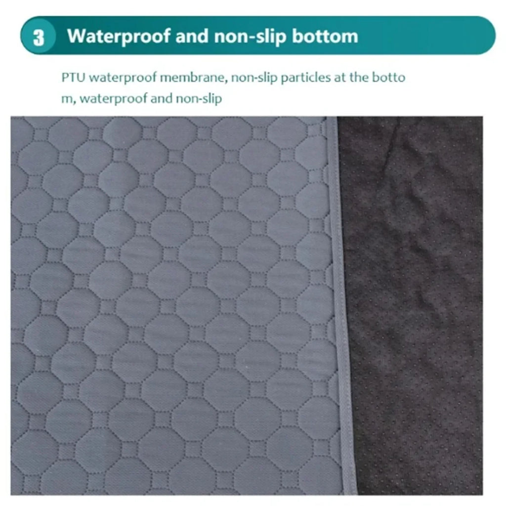Reusable Washable Dog Pee Pad – Waterproof Absorbent Pet Training Mat