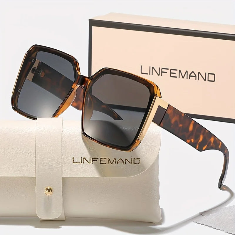 Oversized Rectangle Fashion Sunglasses