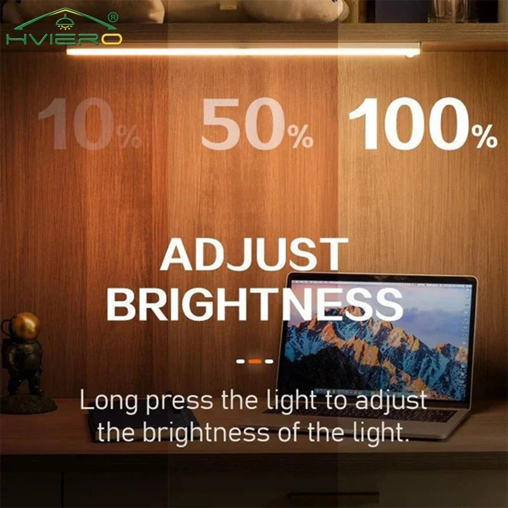 USB Rechargeable Motion Sensor Night Light — Magnetic LED Strip, 4 Sizes