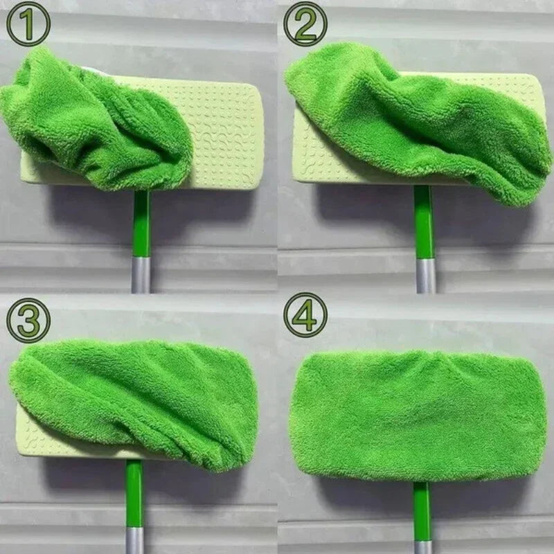 Eco-Friendly Microfibre Flat Mop Pads – 6-Pack Washable & Reusable Mop Covers