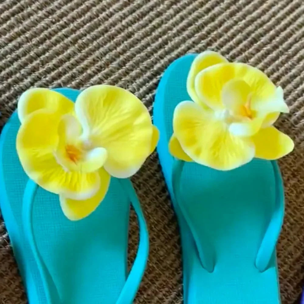 Butterfly & Orchid Flower Shoe Charms | Decorative Shoe Buckles