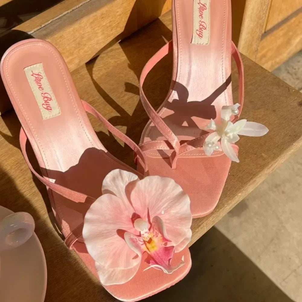 Butterfly & Orchid Flower Shoe Charms | Decorative Shoe Buckles