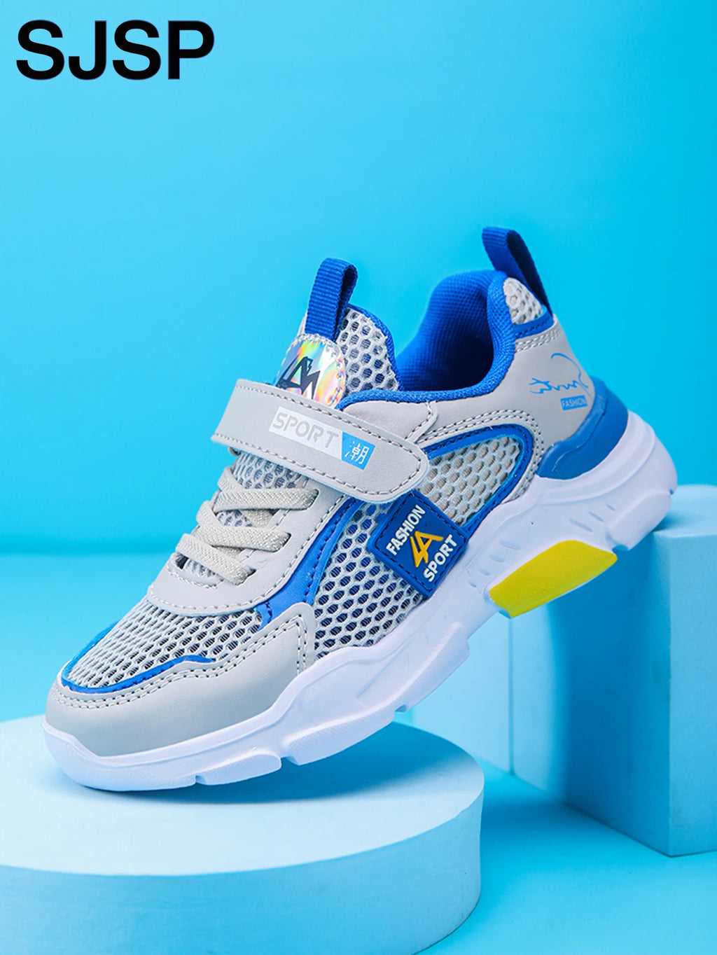 Boys Breathable Mesh Trainers – Lightweight Summer Sport Shoes for Kids