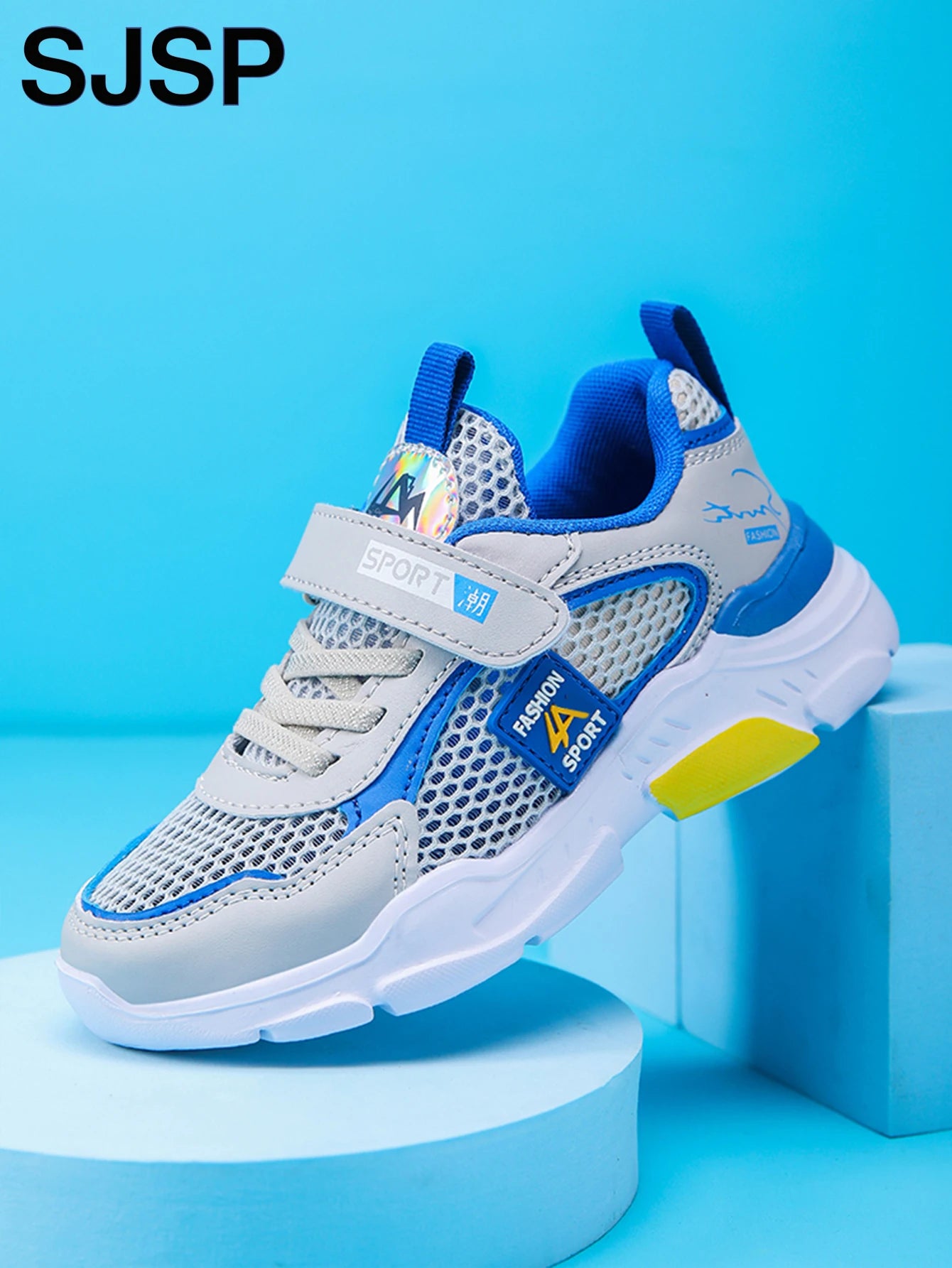 Boys Breathable Mesh Trainers – Lightweight Summer Sport Shoes for Kids