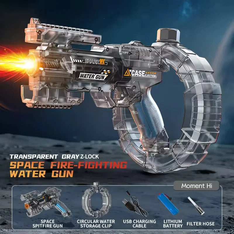 Home Sweet Home electric water gun, high-pressure automatic soaker for kids and adults, ready for summer water fights