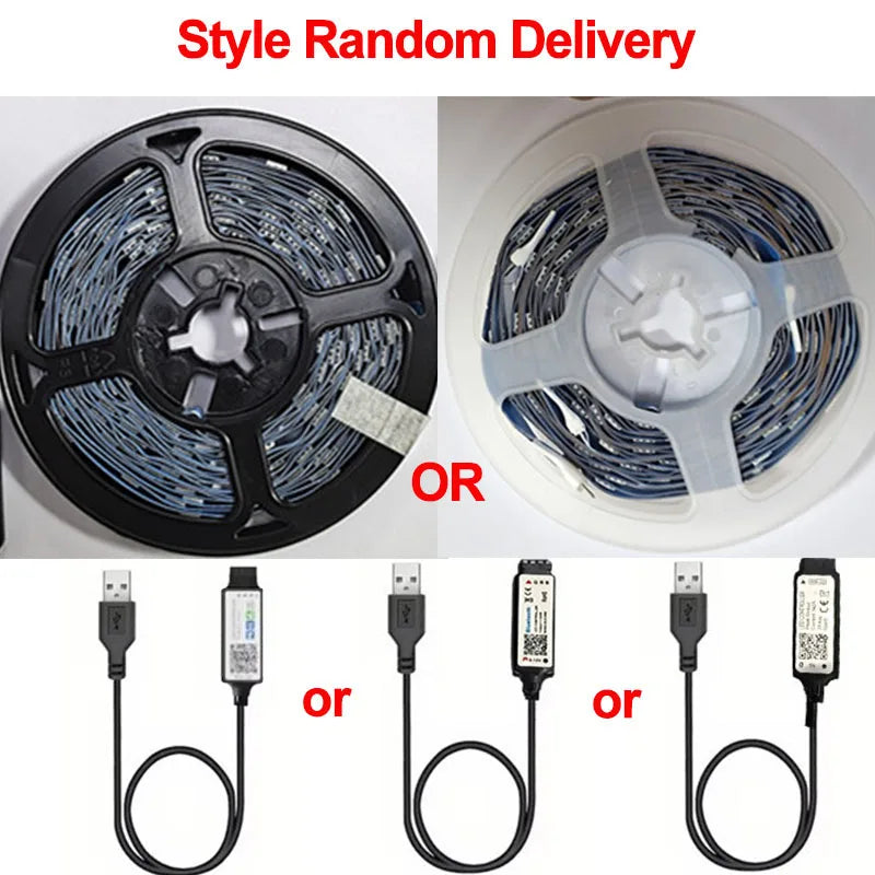 Bluetooth LED Strip Lights – Smart SMD 5050 App Control, TV Backlight & Home Decor (1m–5m)