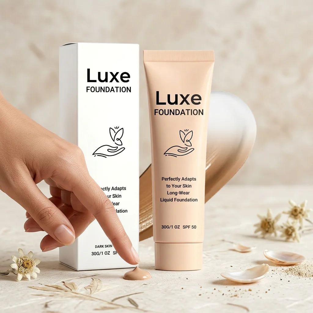 LUXE SPF 50 Colour-Changing Foundation | Self-Adjusting Skin Tone | 30g