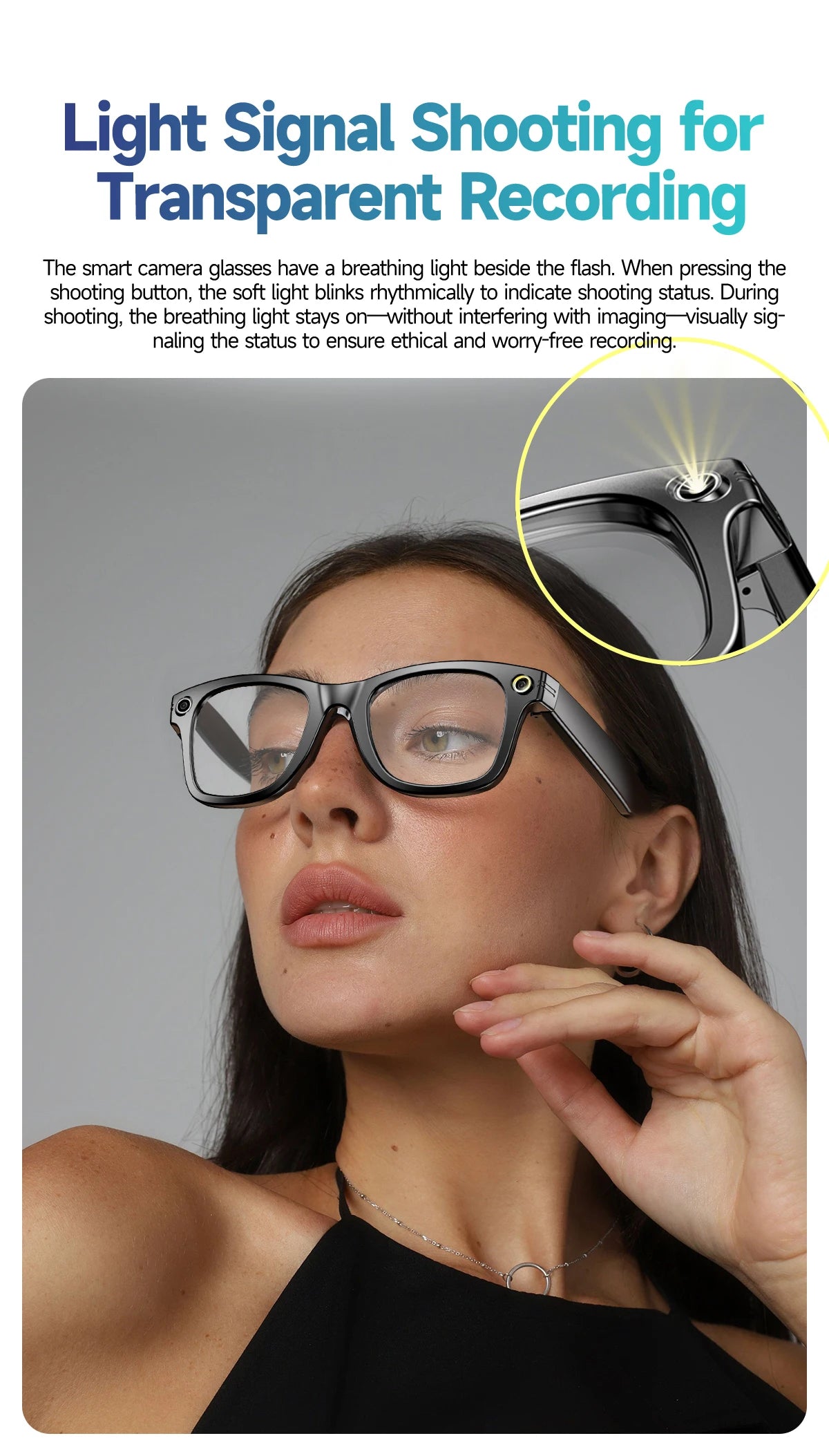 AI Smart Glasses — 800MP Camera, ChatGPT 4.0, Bluetooth & Real-Time Translation