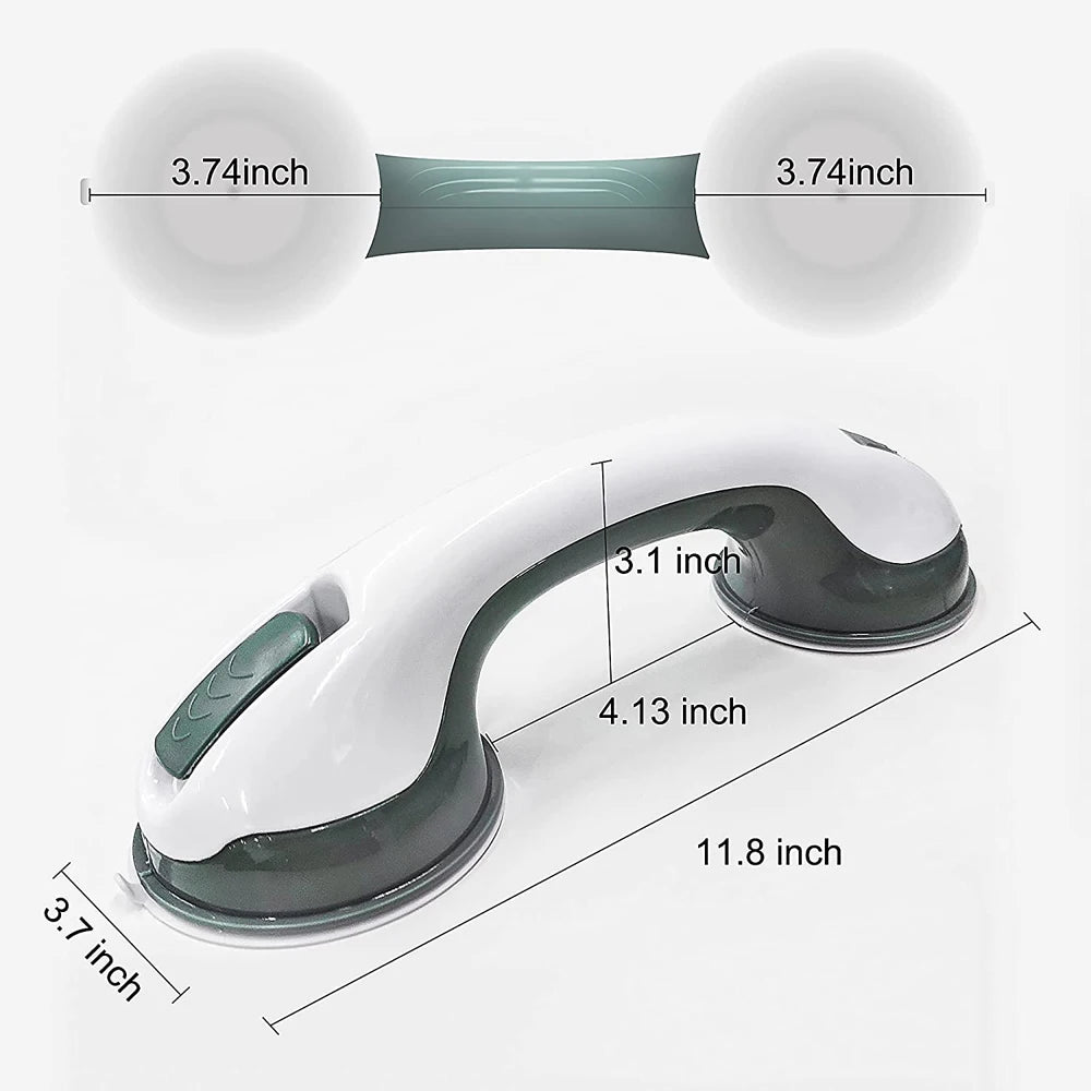 Anti-Slip Suction Grab Bar — Heavy-Duty Bathroom Safety Handle