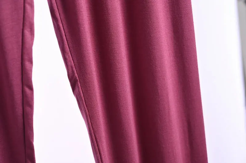 Plus Size High-Stretch Ankle-Length Leggings