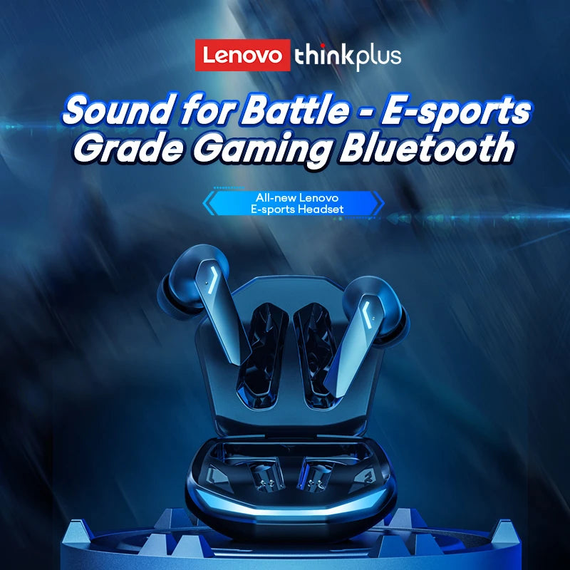 Lenovo GM2 Pro Wireless Gaming Earphones — Bluetooth 5.4, Dual Mode, ENC Noise Reduction