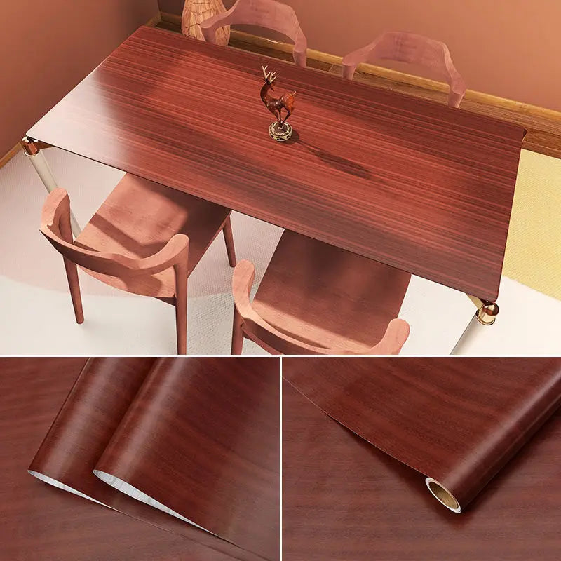 Wood Grain Peel & Stick Wallpaper – Self-Adhesive Waterproof PVC Wall Sticker