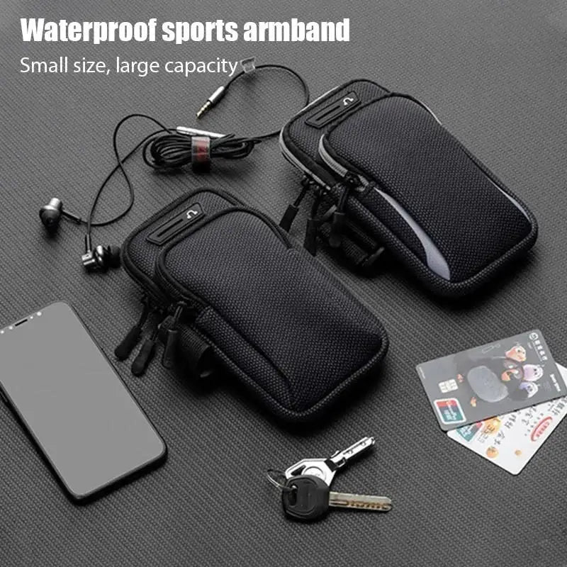 Waterproof Running Phone Armband — Universal Fitness Arm Holder