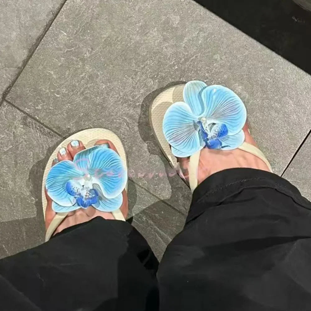 Butterfly & Orchid Flower Shoe Charms | Decorative Shoe Buckles
