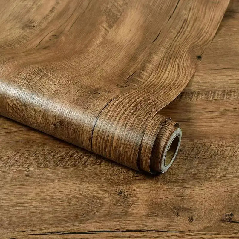 Wood Grain Peel & Stick Wallpaper – Self-Adhesive Waterproof PVC Wall Sticker